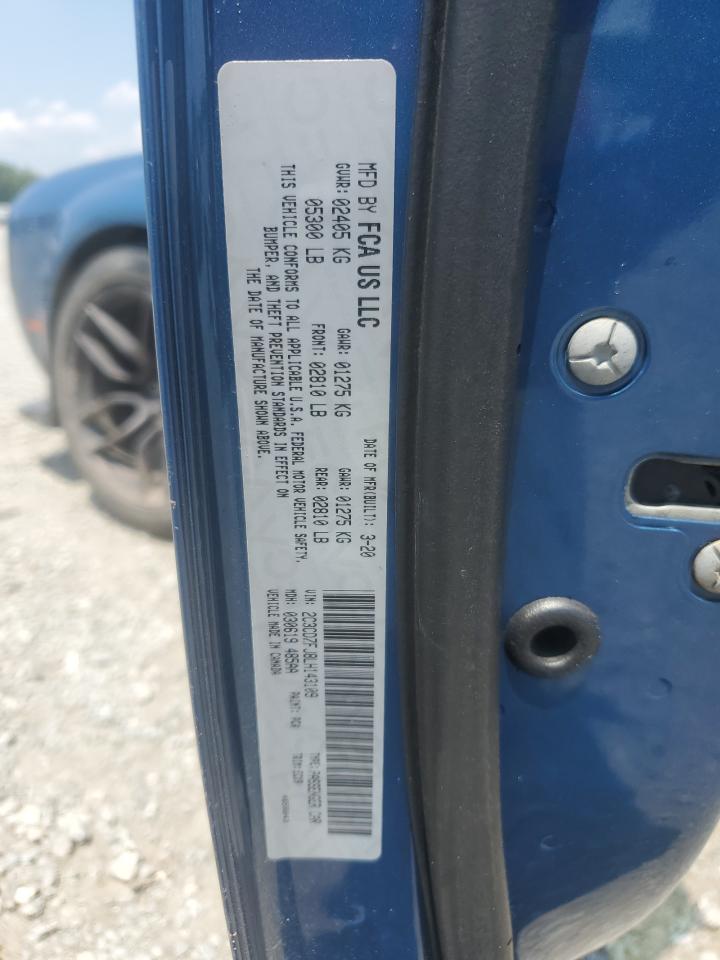 2C3CDZFJ8LH143109 2020 Dodge Challenger R/T Scat Pack