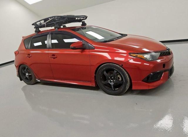 Hatchbacks TOYOTA SCION 2016 Czerwony