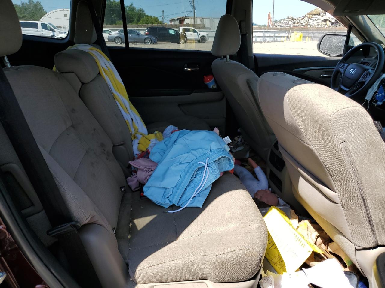 2016 Honda Pilot Lx VIN: 5FNYF6H17GB020081 Lot: 68360665