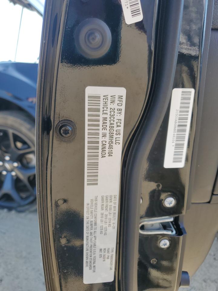 2021 Chrysler 300 S VIN: 2C3CCABG8MH546104 Lot: 69184945