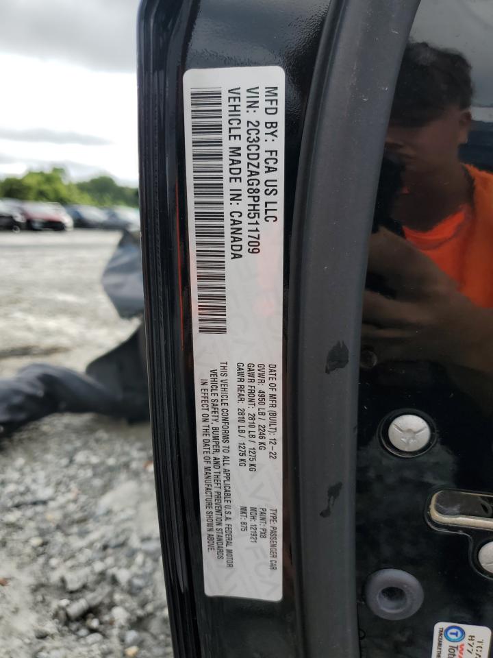 2023 Dodge Challenger Sxt VIN: 2C3CDZAG8PH511709 Lot: 68267365