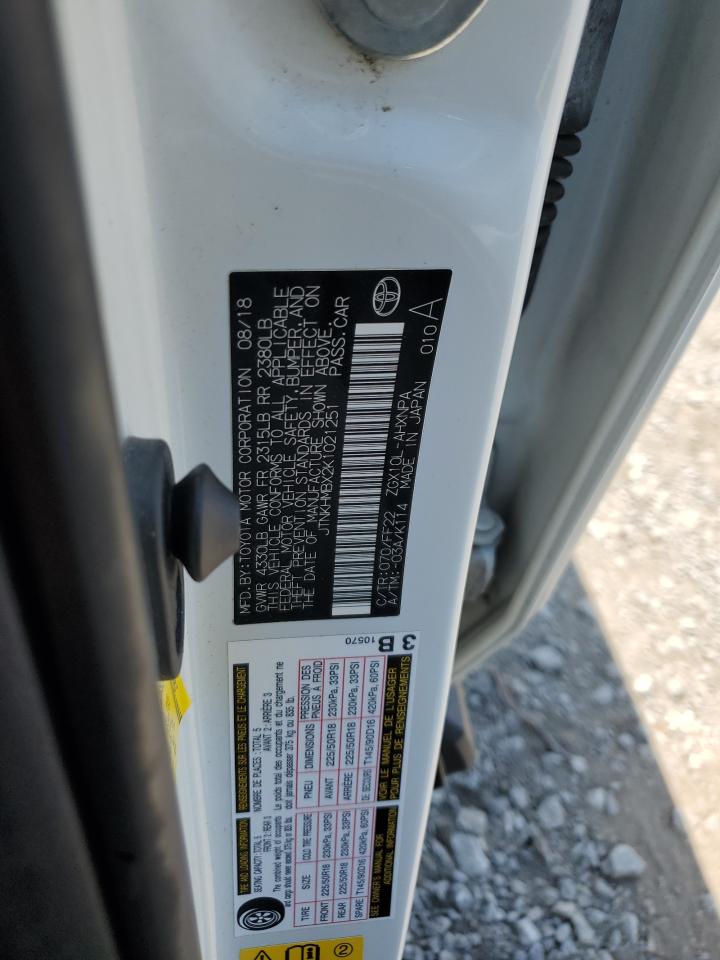 2019 Toyota C-Hr Xle VIN: JTNKHMBX2K1021251 Lot: 67391365