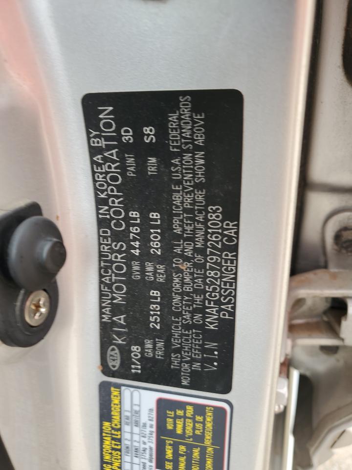 2009 Kia Rondo Base VIN: KNAFG528797261083 Lot: 70878915