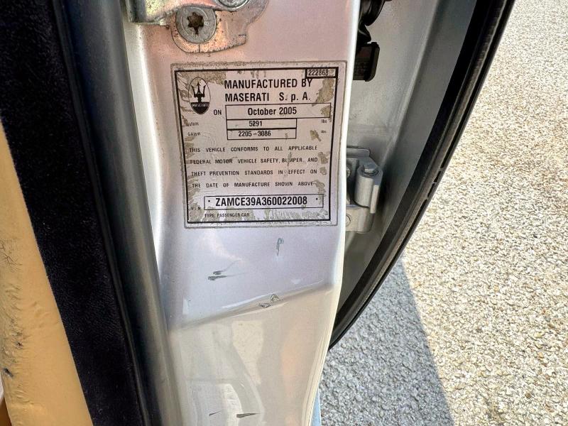 2006 MASERATI QUATTROPORTE M139  