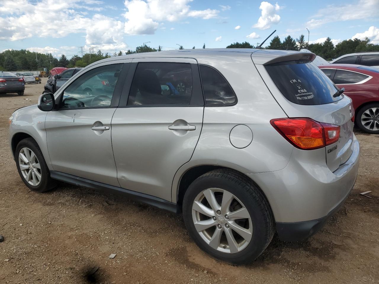 2014 Mitsubishi Outlander Sport Es silver null gas 4A4AP3AU0EE024689 photo #3