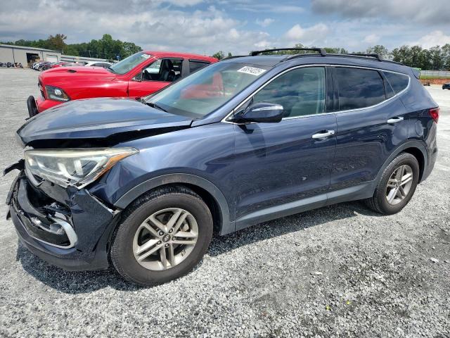  HYUNDAI SANTA FE 2017 Синий