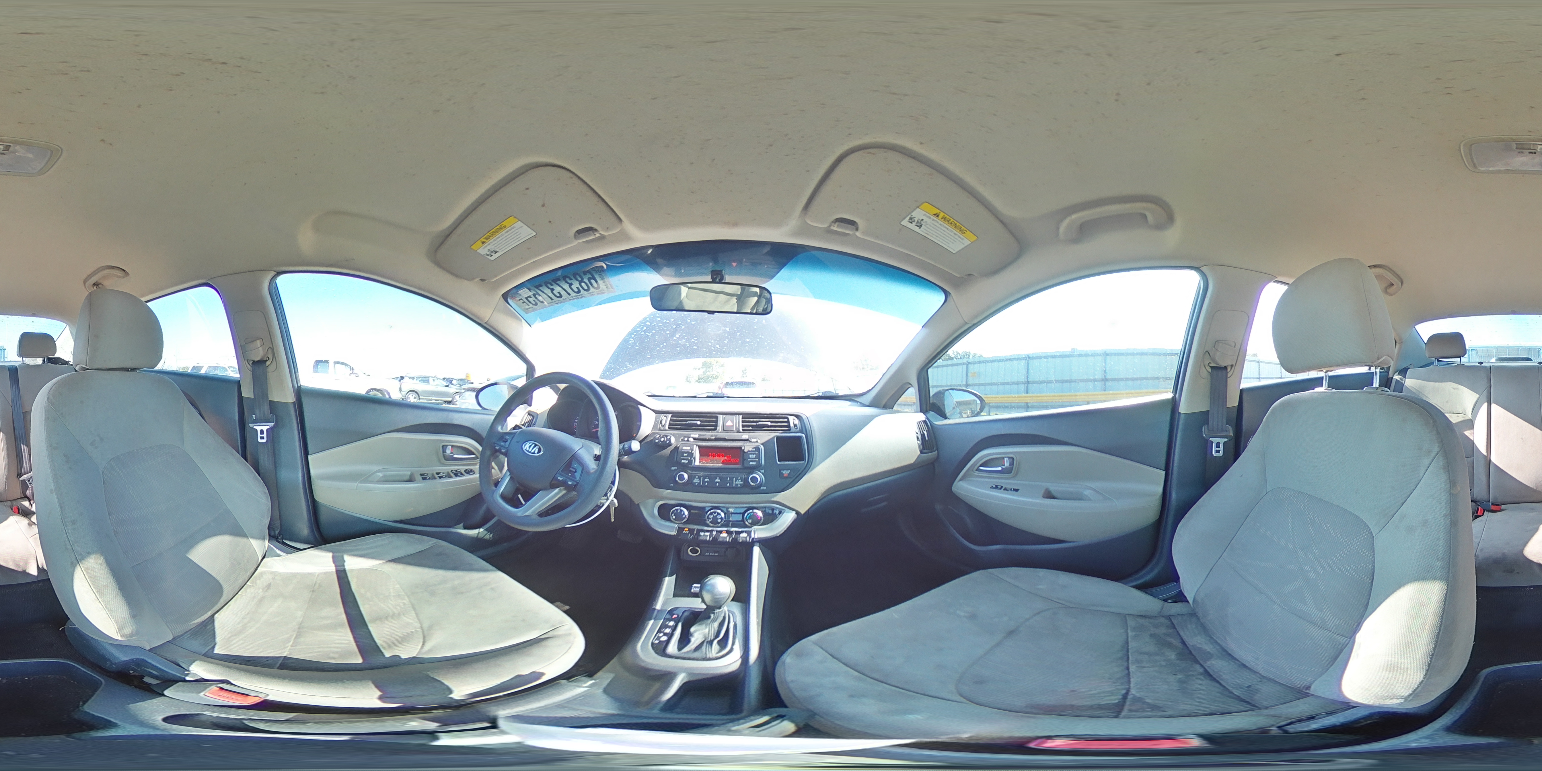 2014 Kia Rio Lx VIN: KNADM4A35E6419839 Lot: 68373765