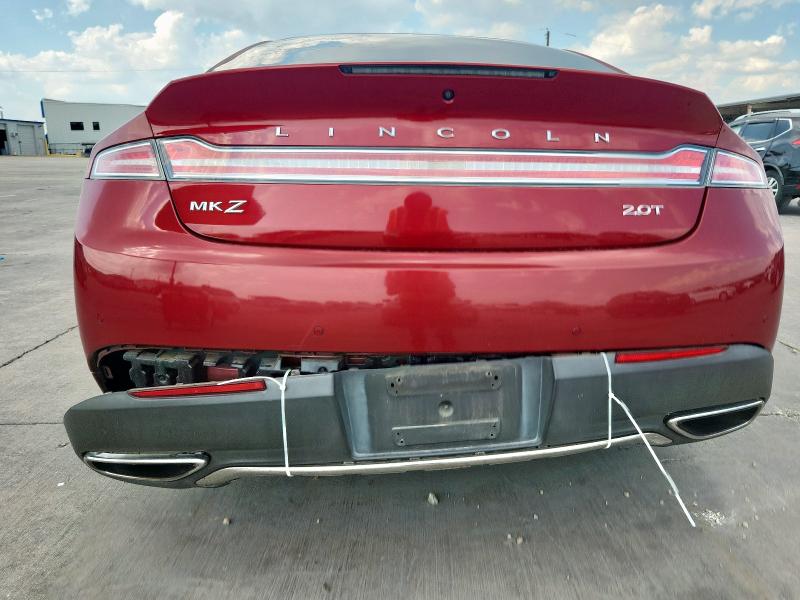  LINCOLN MKZ 2017 Czerwony