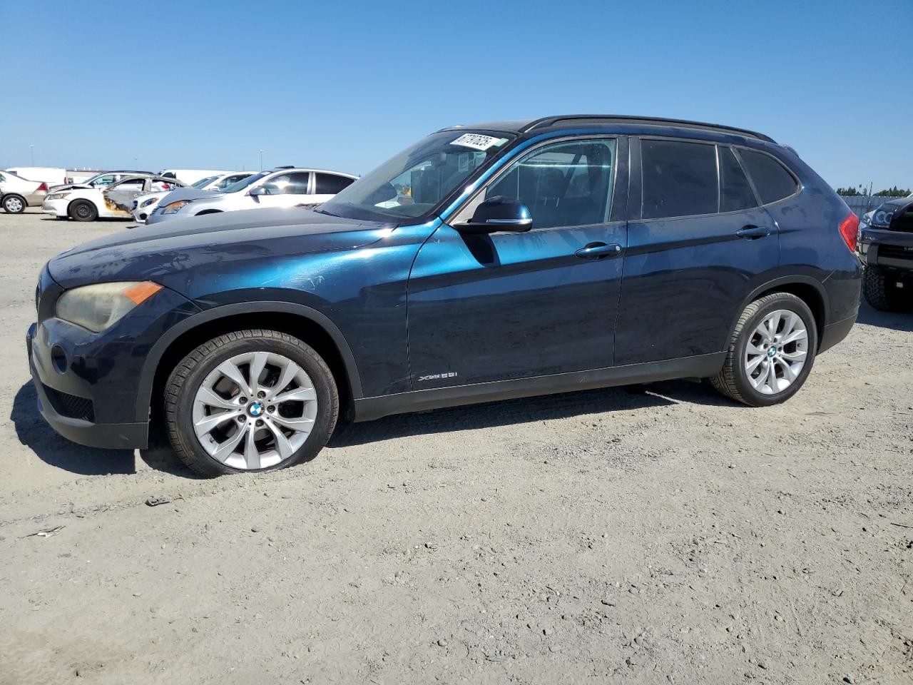 2013 BMW X1 xDrive28I blue hatchback gas WBAVL1C56DVR82875 photo #1