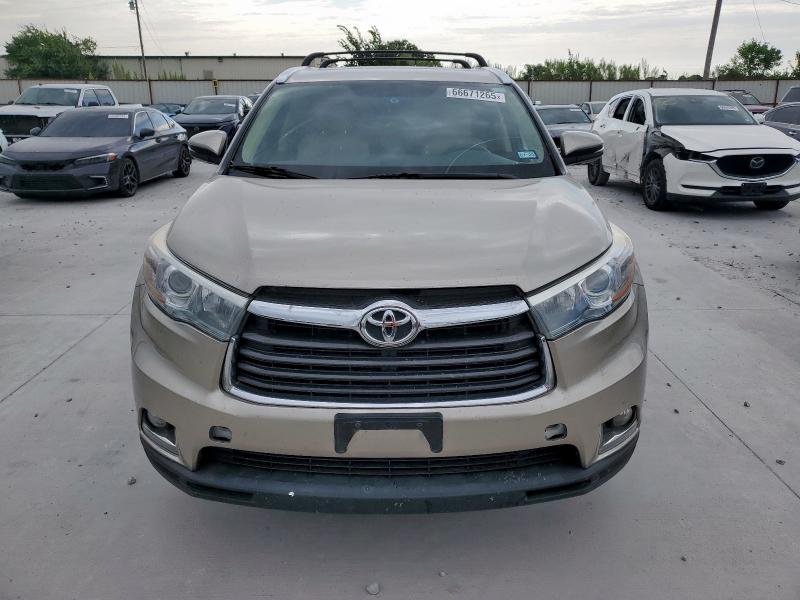  TOYOTA HIGHLANDER 2016 tan