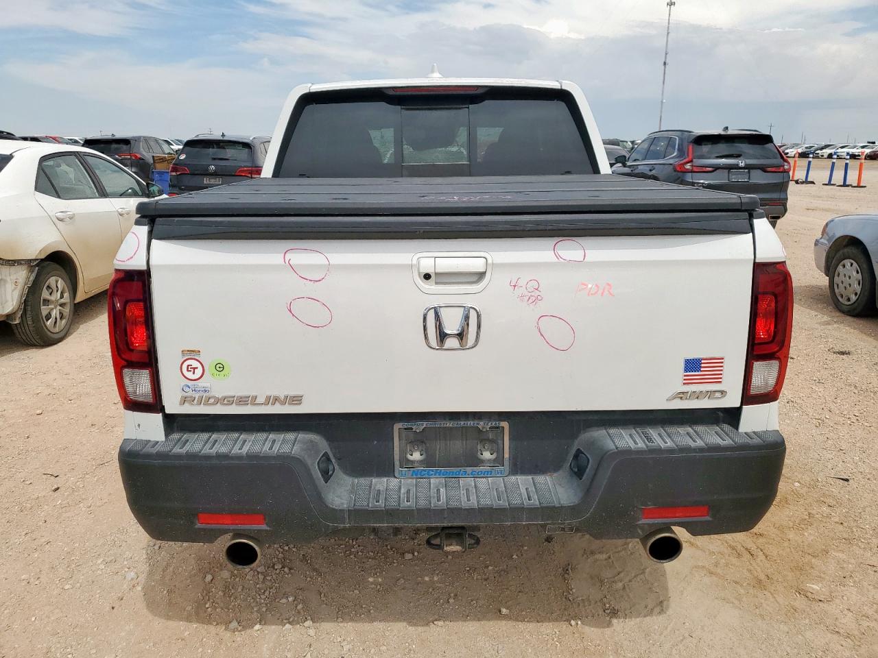 2023 Honda Ridgeline Rtl VIN: 5FPYK3F59PB038413 Lot: 69133615