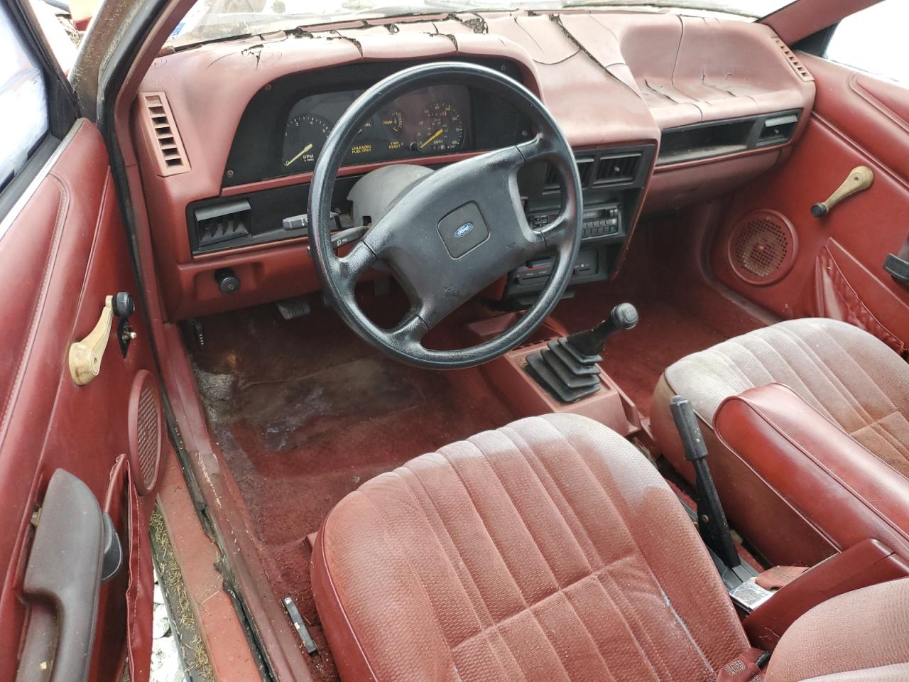 1986 Ford Escort Exp VIN: 1FABP0190GW258999 Lot: 69467635