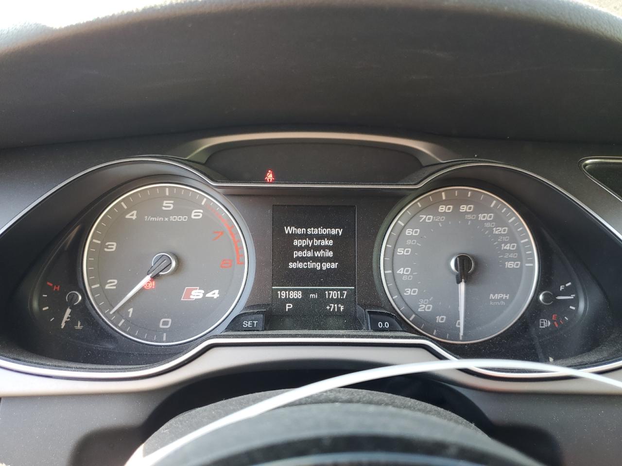 2013 Audi S4 Prestige VIN: WAUKGAFL0DA094115 Lot: 68814115