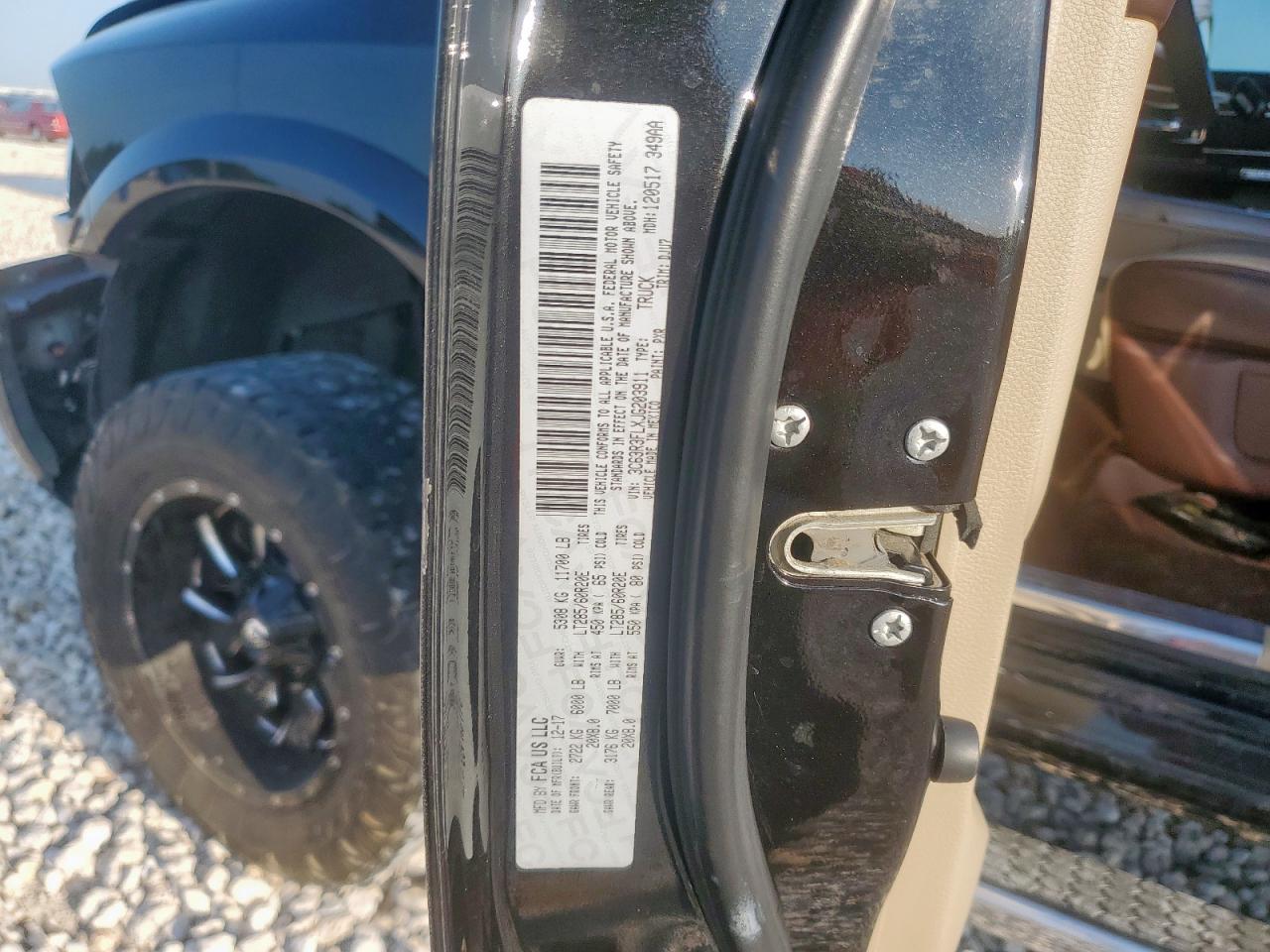2018 Ram 3500 Longhorn VIN: 3C63R3FLXJG203911 Lot: 70709015