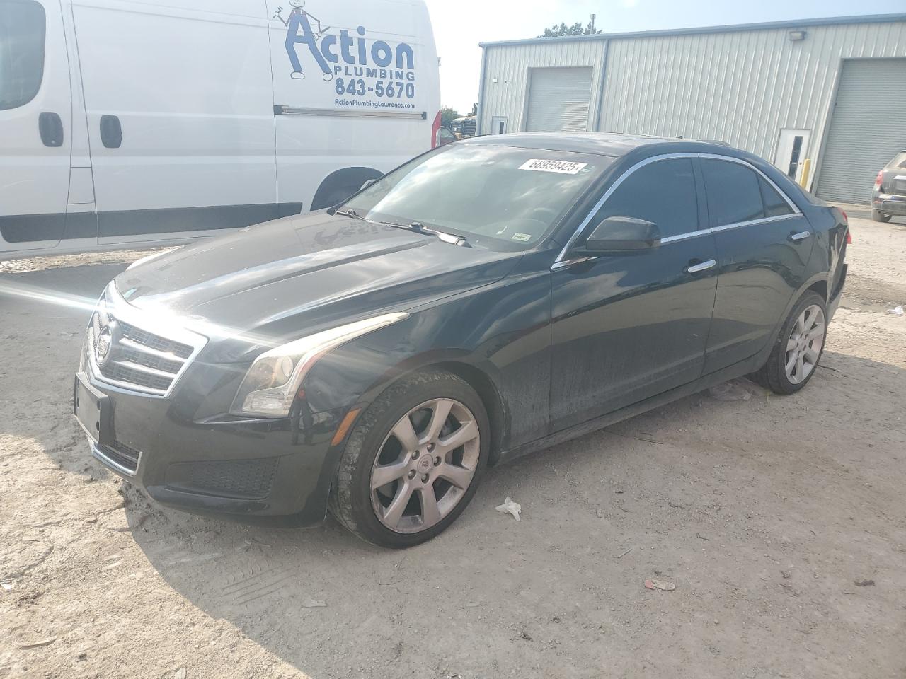 2014 Cadillac Ats black sedan gas 1G6AG5RX7E0194291 photo #1