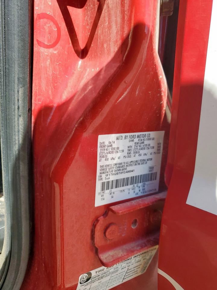 2015 Ford F250 Super Duty VIN: 1FT7W2BT0FEA86941 Lot: 69993275