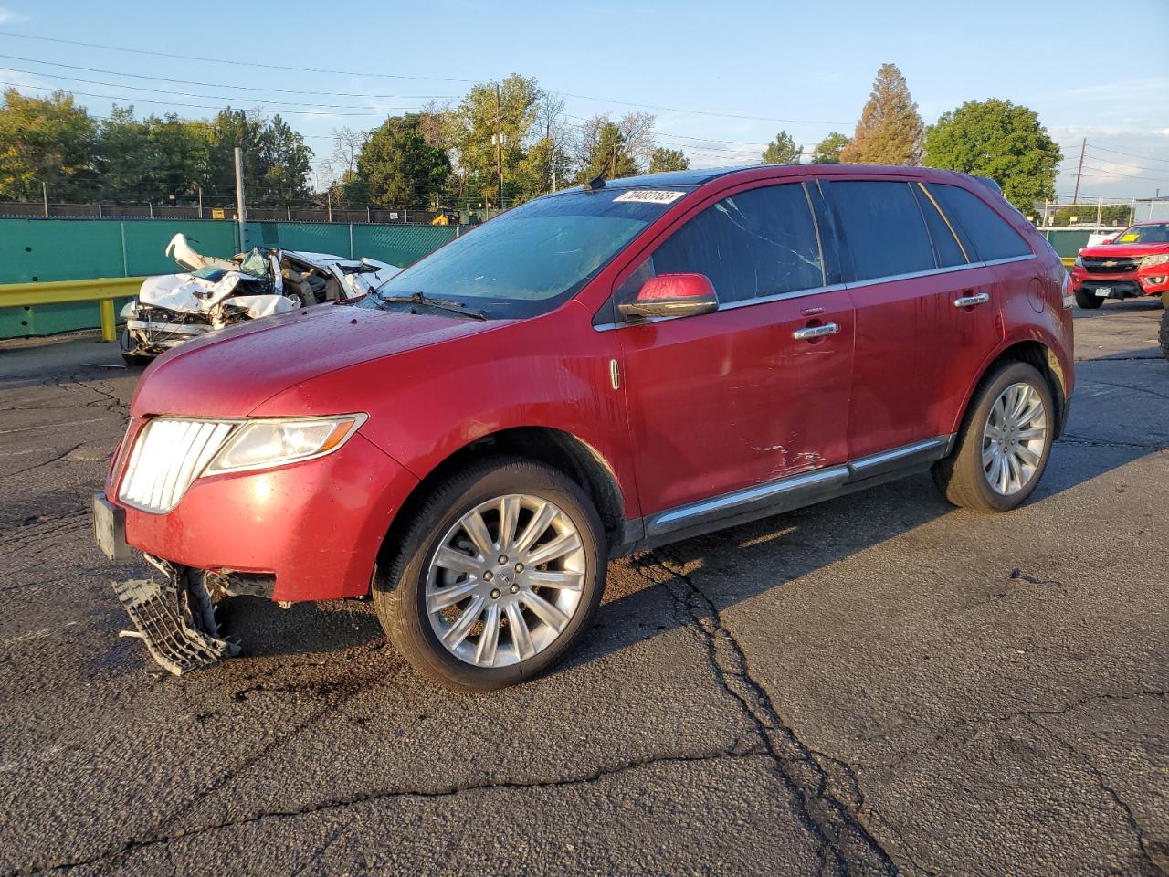 2013 Lincoln Mkx red null gas 2LMDJ8JK4DBL35652 photo #1