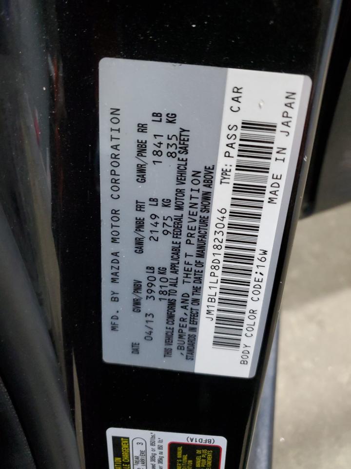 2013 Mazda 3 I VIN: JM1BL1LP8D1823046 Lot: 68422855