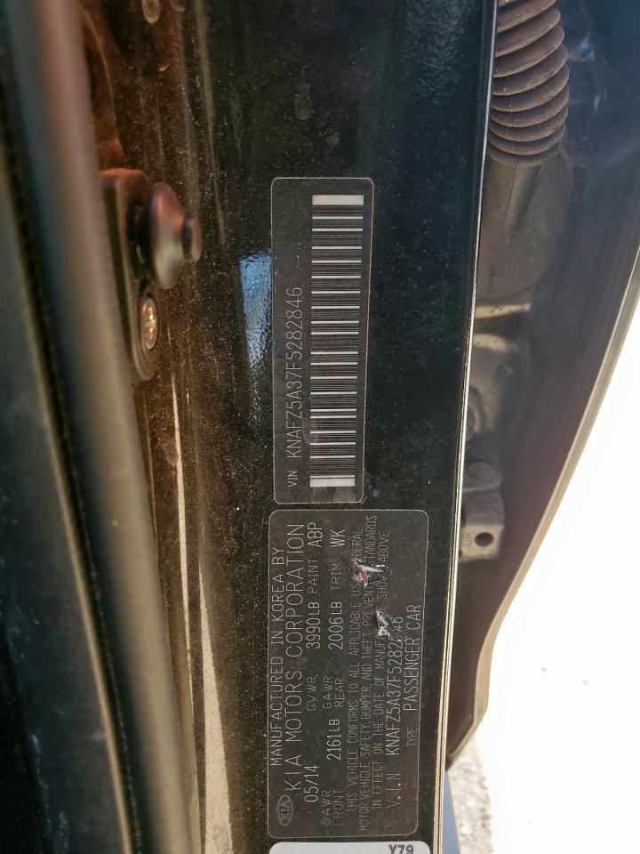 2015 Kia Forte Sx VIN: KNAFZ5A37F5282846 Lot: 69819885