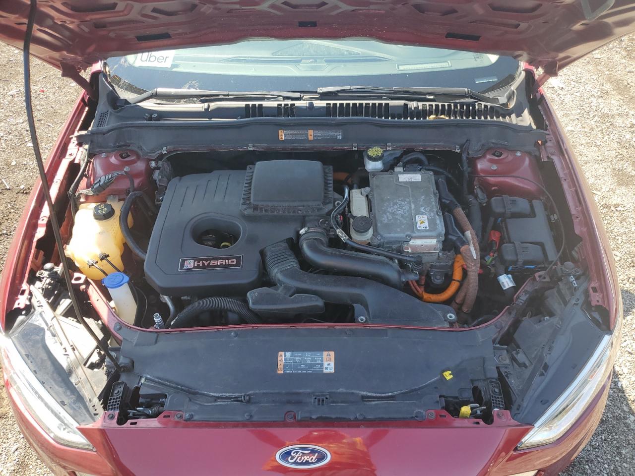 2019 Ford Fusion Titanium VIN: 3FA6P0RU2KR211768 Lot: 69218405