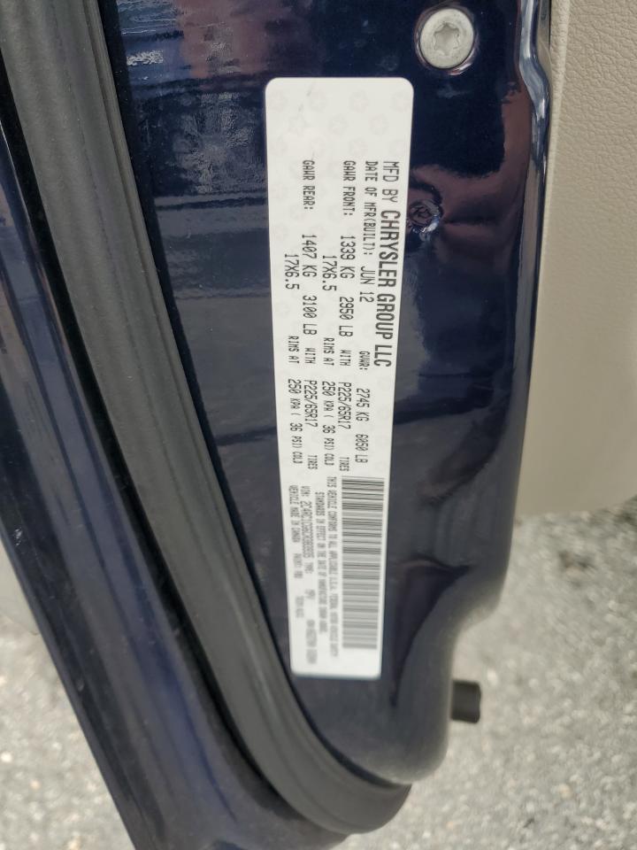 2012 Chrysler Town & Country Touring L VIN: 2C4RC1CG6CR383935 Lot: 70637785