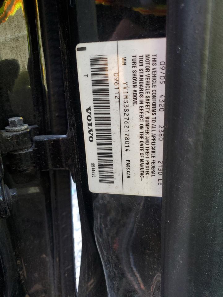 2006 Volvo S40 2.4I VIN: YV1MS382762178014 Lot: 70112615