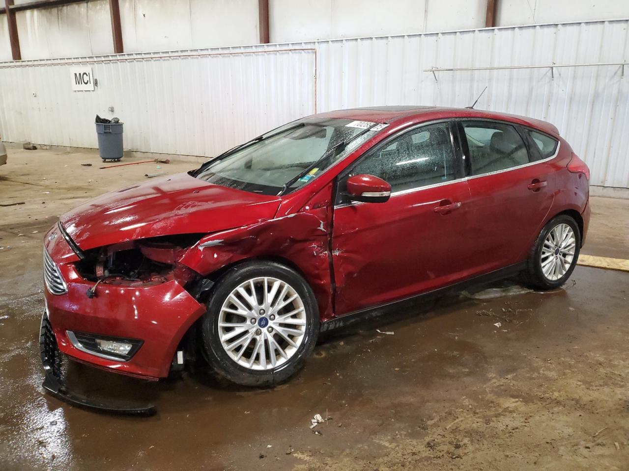 2016 Ford Focus Titanium red null gas 1FADP3N21GL274721 photo #1