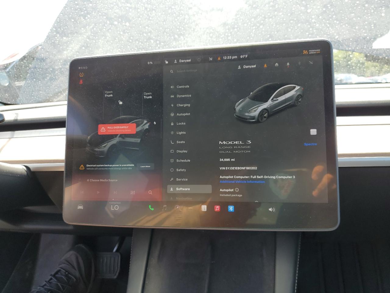 2022 Tesla Model 3 VIN: 5YJ3E1EB0NF180202 Lot: 69372545