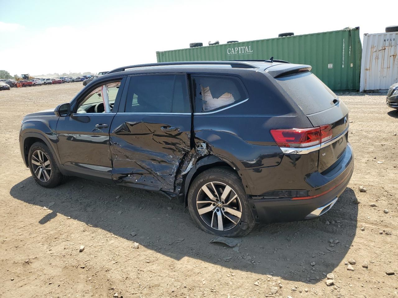 2022 Volkswagen Atlas Se black null gas 1V2LP2CA3NC515605 photo #3