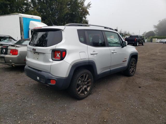 Паркетники JEEP RENEGADE 2016 Серебристый