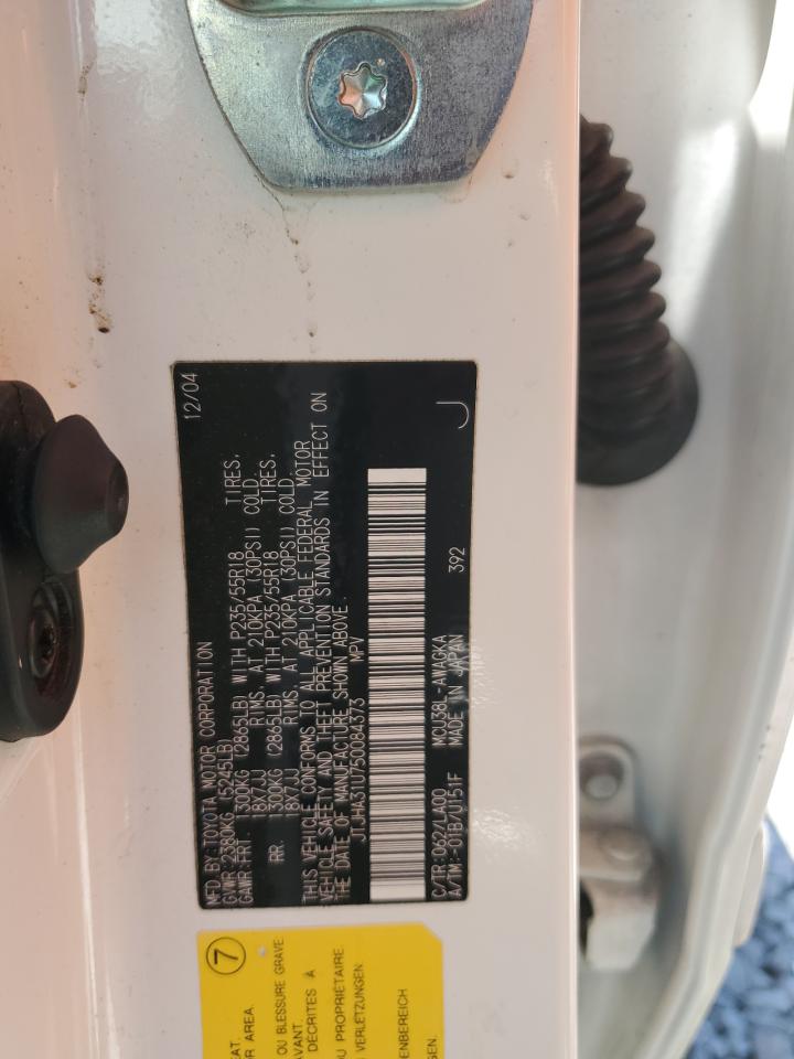 2005 Lexus Rx 330 VIN: JTJHA31U750084373 Lot: 67622595