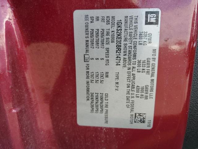 2011 GMC YUKON XL K1500 SLT