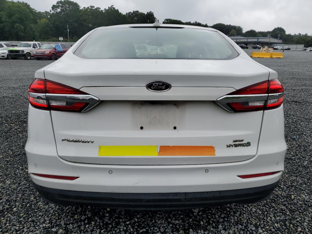 2019 Ford Fusion Se VIN: 3FA6P0LU5KR124908 Lot: 54028635