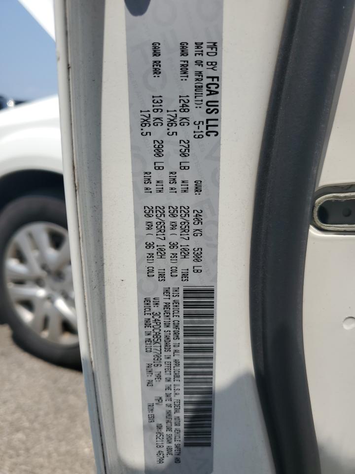 2019 Dodge Journey Se VIN: 3C4PDCAB5KT770916 Lot: 67070065