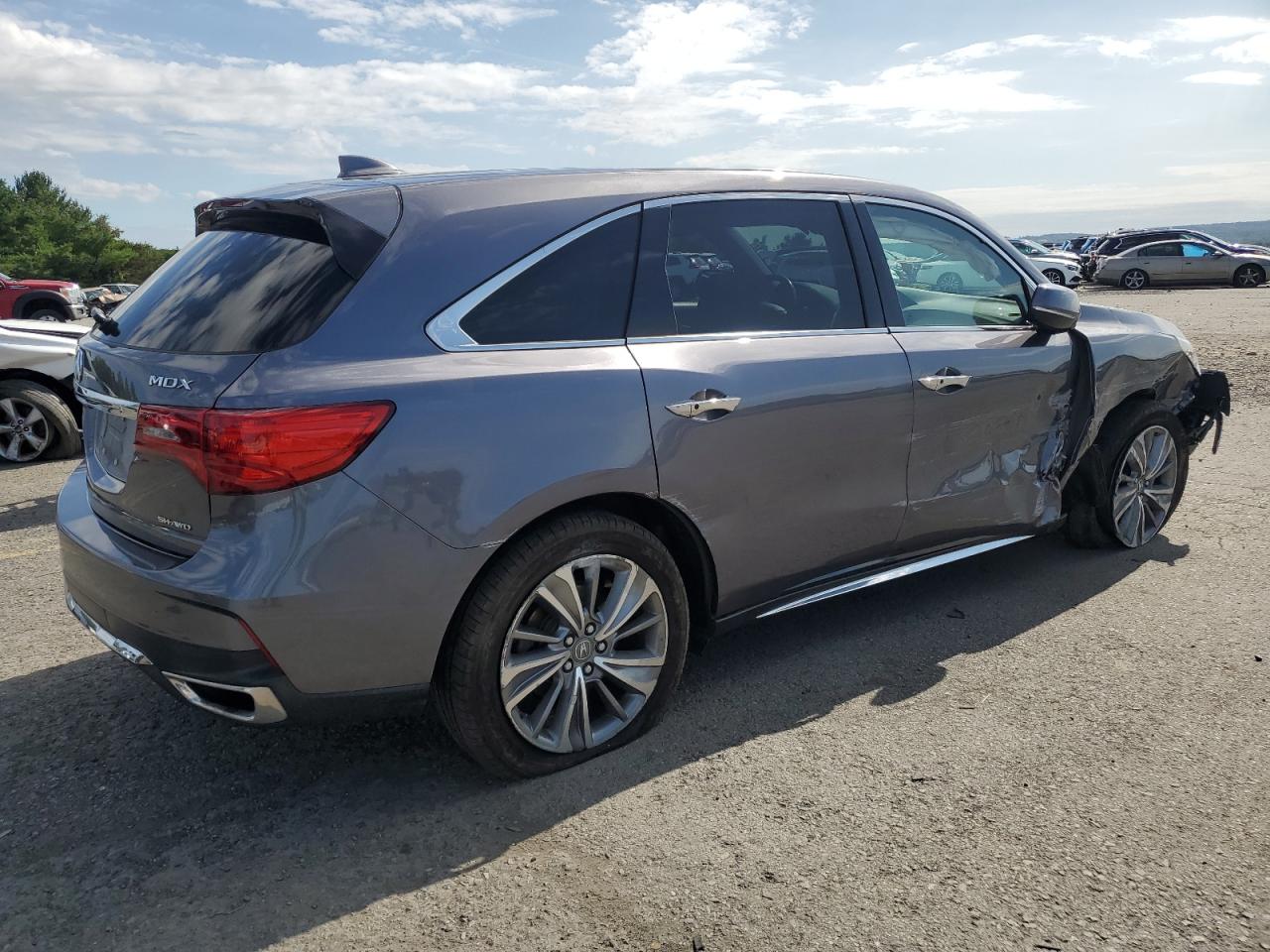 2018 Acura Mdx Technology grey null gas 5J8YD4H56JL028708 photo #4