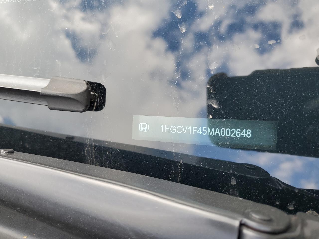 2021 Honda Accord Sport Se VIN: 1HGCV1F45MA002648 Lot: 70318815