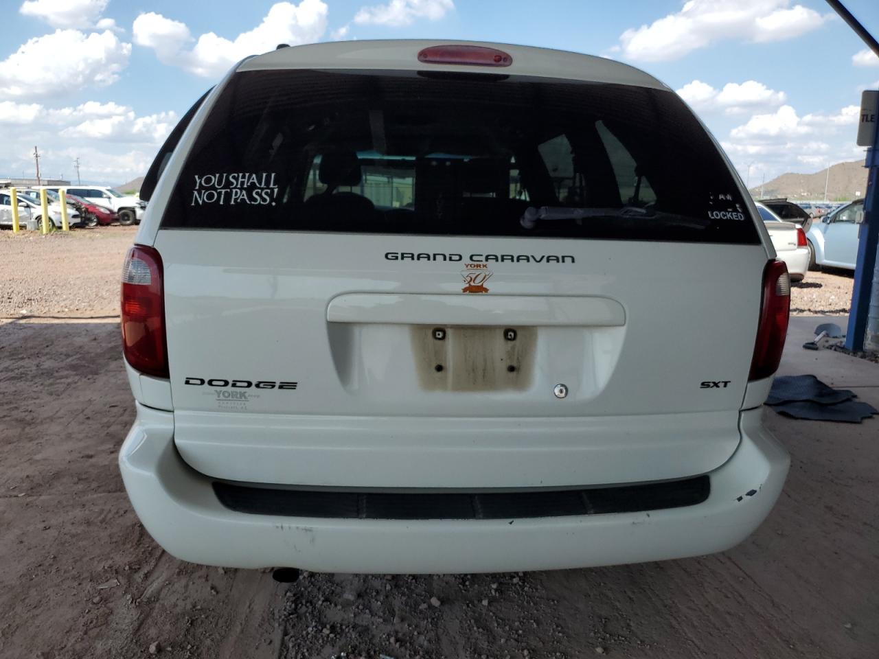 2007 Dodge Grand Caravan Sxt VIN: 2D4GP44L87R241443 Lot: 70146315
