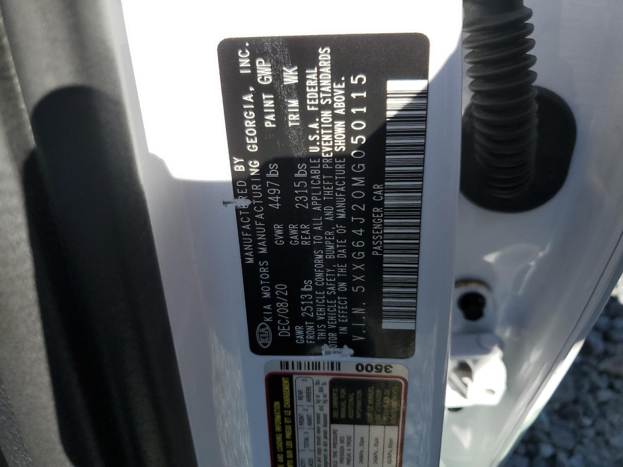 2021 Kia K5 Gt Line VIN: 5XXG64J20MG050115 Lot: 70088485