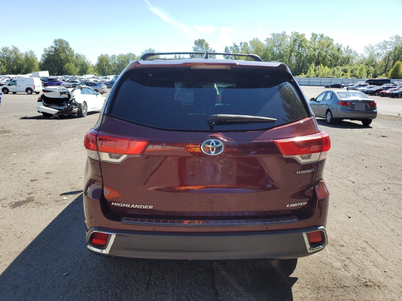 2017 Toyota Highlander Hybrid Limited VIN: 5TDDGRFH8HS029589 Lot: 69418165