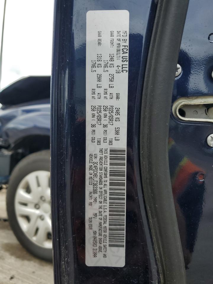 2018 Dodge Journey Se VIN: 3C4PDCAB1JT363366 Lot: 68266505