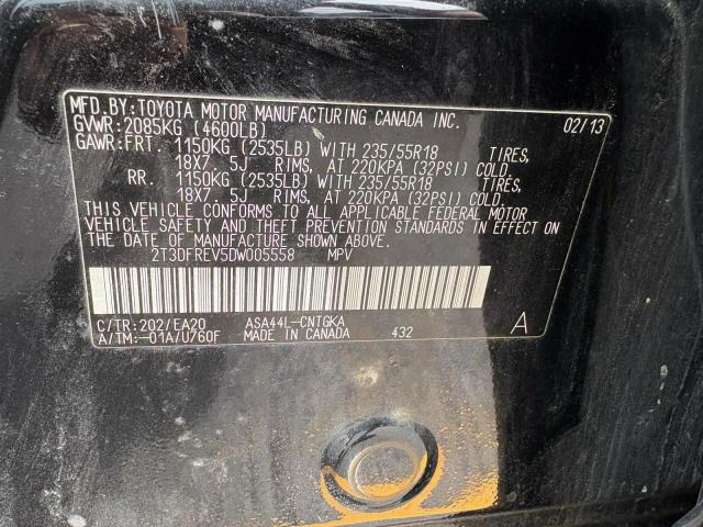 2013 TOYOTA RAV4 LIMITED  