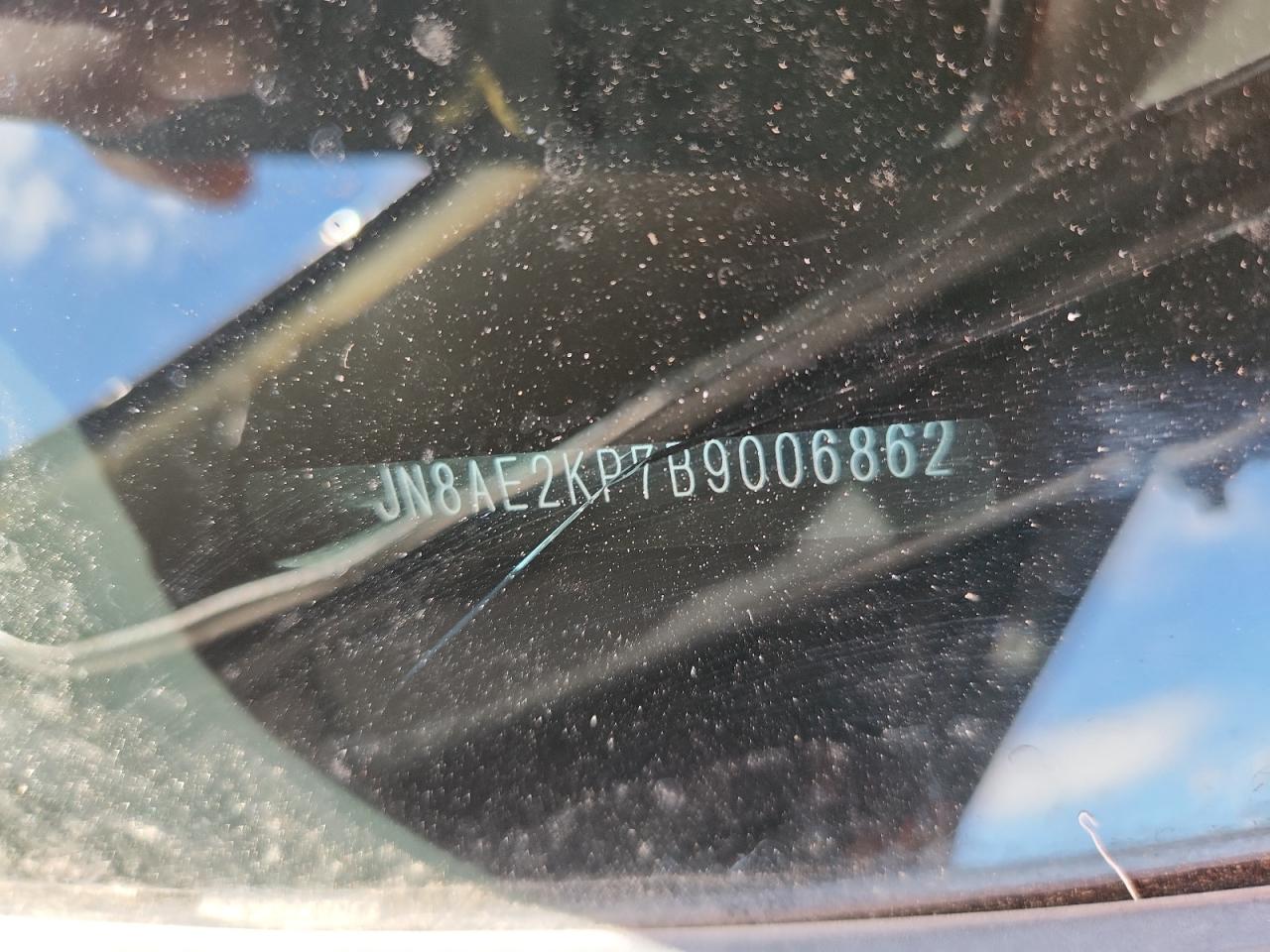 2011 Nissan Quest S VIN: JN8AE2KP7B9006862 Lot: 70394475