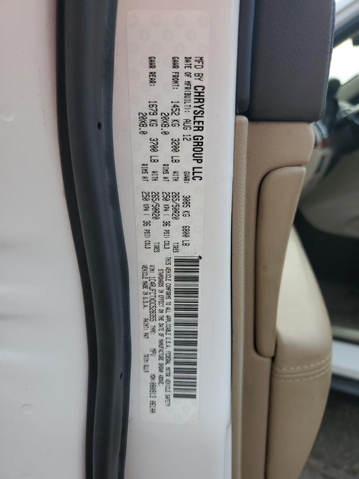 2013 Jeep Grand Cherokee Overland VIN: 1C4RJFCTXDC528355 Lot: 69989015