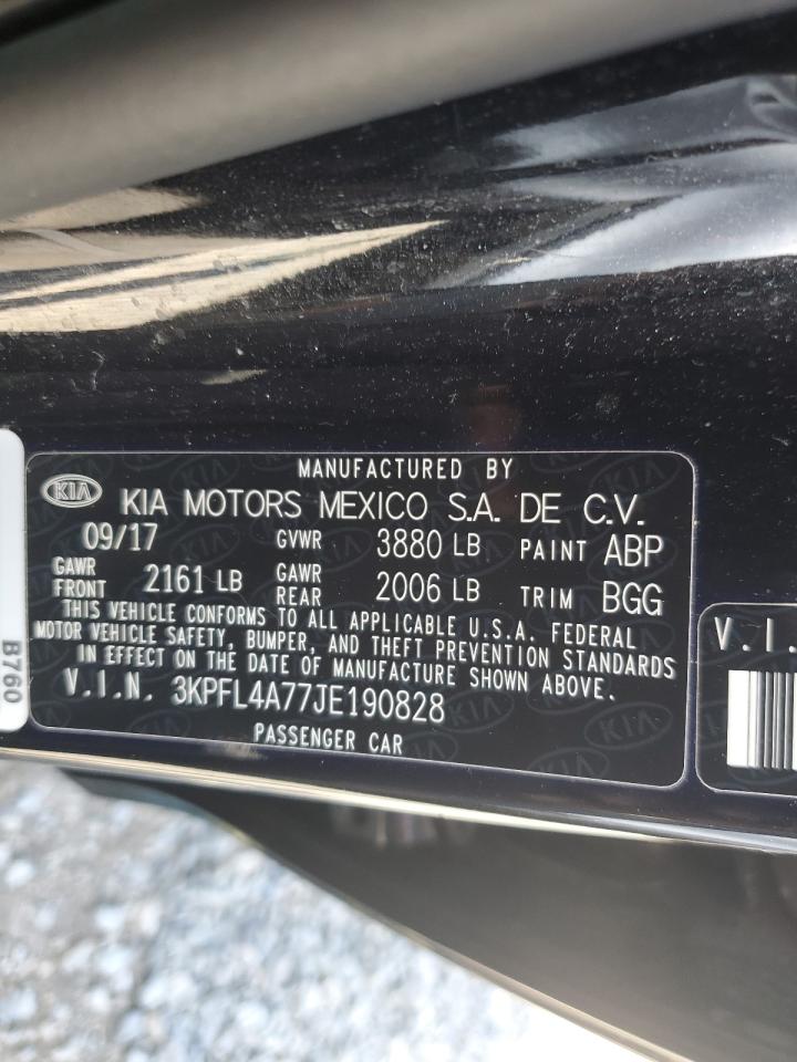 2018 Kia Forte Lx VIN: 3KPFL4A77JE190828 Lot: 68577015