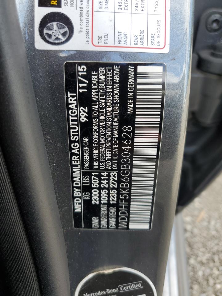 2016 Mercedes-Benz E 350 VIN: WDDHF5KB6GB304628 Lot: 70484615