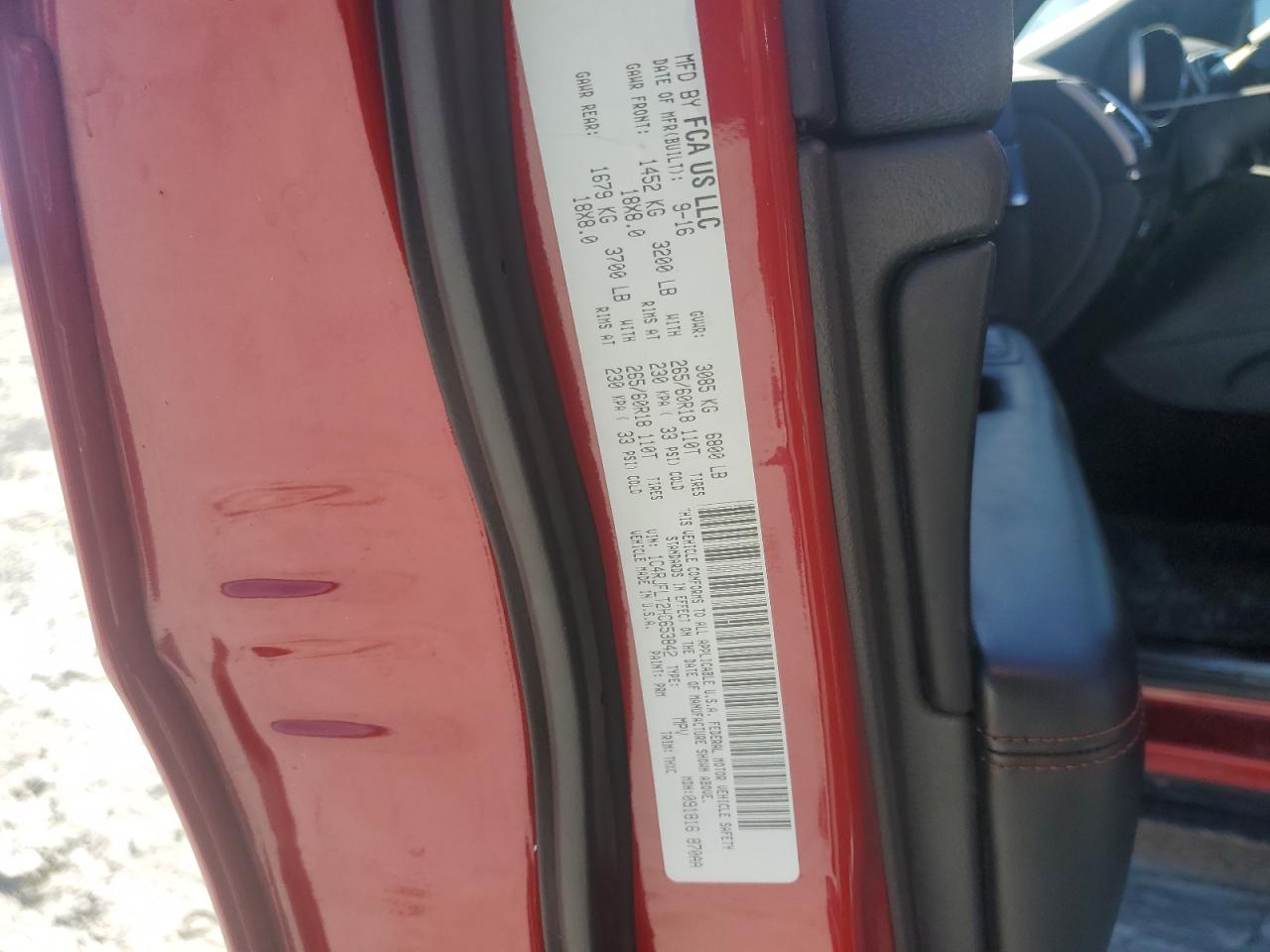 2017 Jeep Grand Cherokee Trailhawk VIN: 1C4RJFLT2HC653842 Lot: 84412055