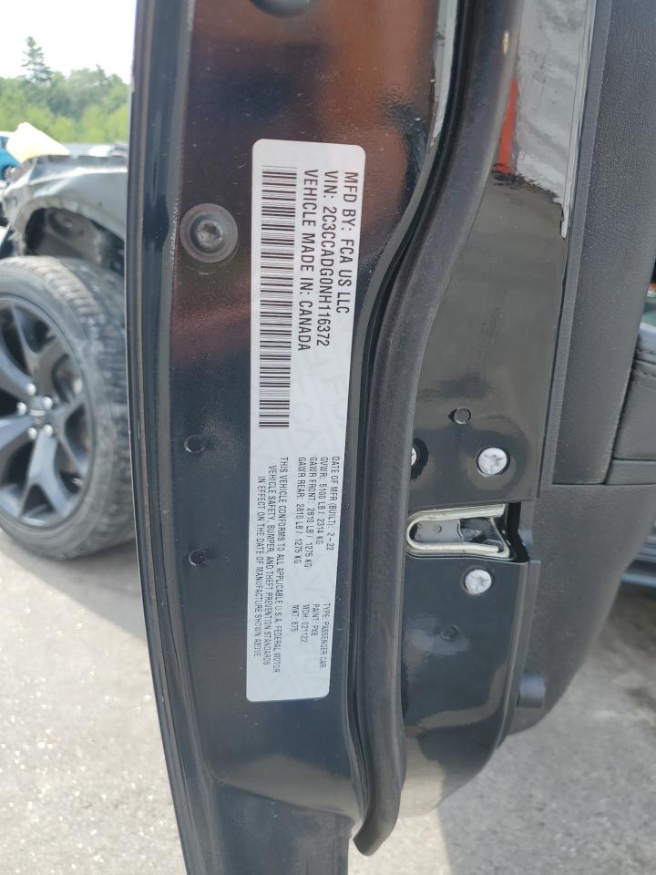 2022 Chrysler 300 Touring L VIN: 2C3CCADG0NH116372 Lot: 67112725