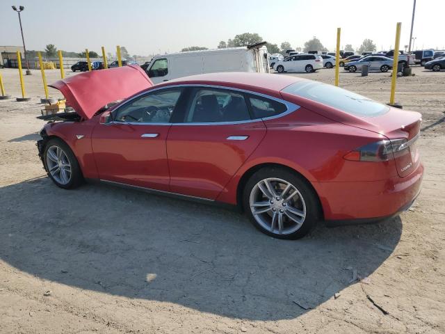  TESLA MODEL S 2015 Red