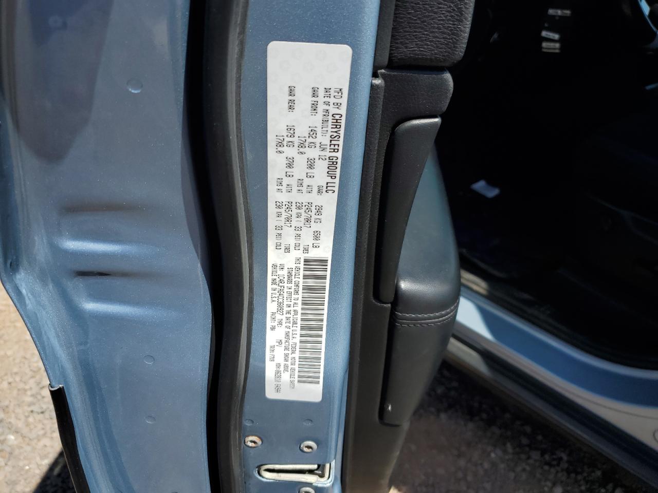 2012 Jeep Grand Cherokee Laredo VIN: 1C4RJFAG4CC360927 Lot: 69347055