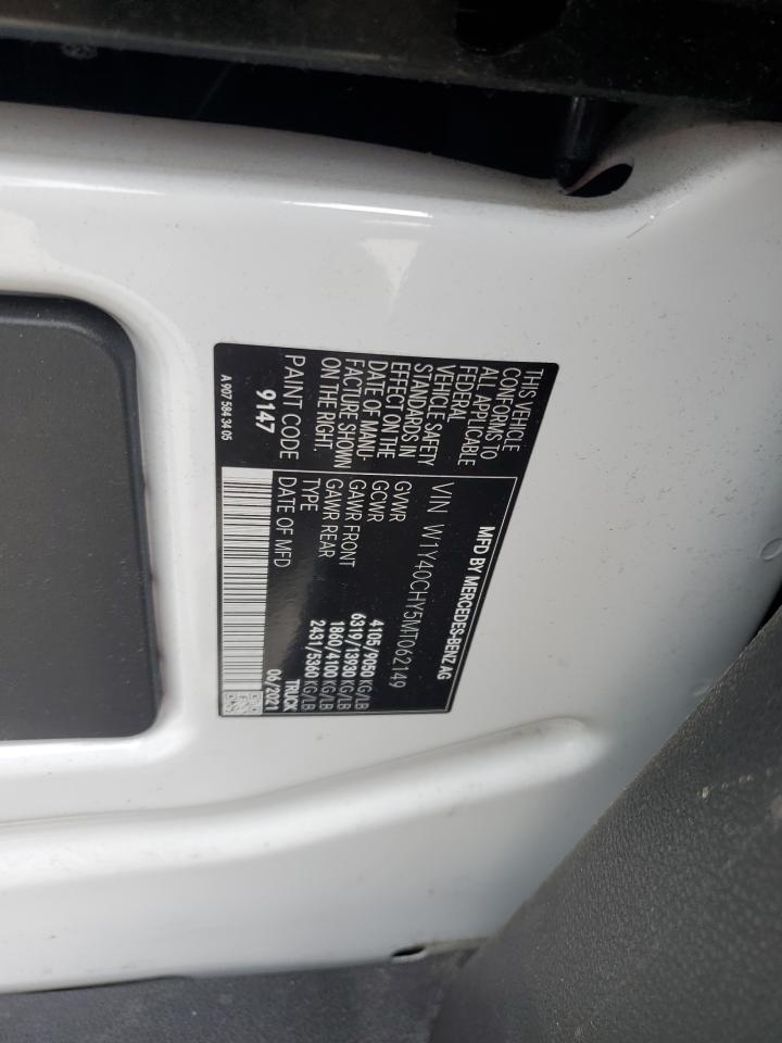 2021 Mercedes-Benz Sprinter 2500 VIN: W1Y40CHY5MT062149 Lot: 94731945